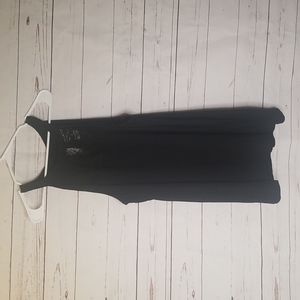 Lace Yoke Halter Super Soft Black